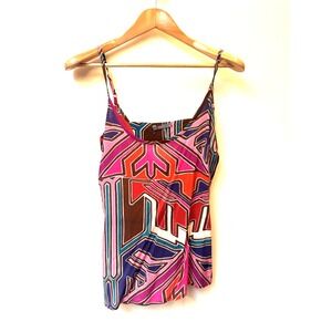 Tart Tank Camisole Geometric Print Vacation Resort Women's Size XS